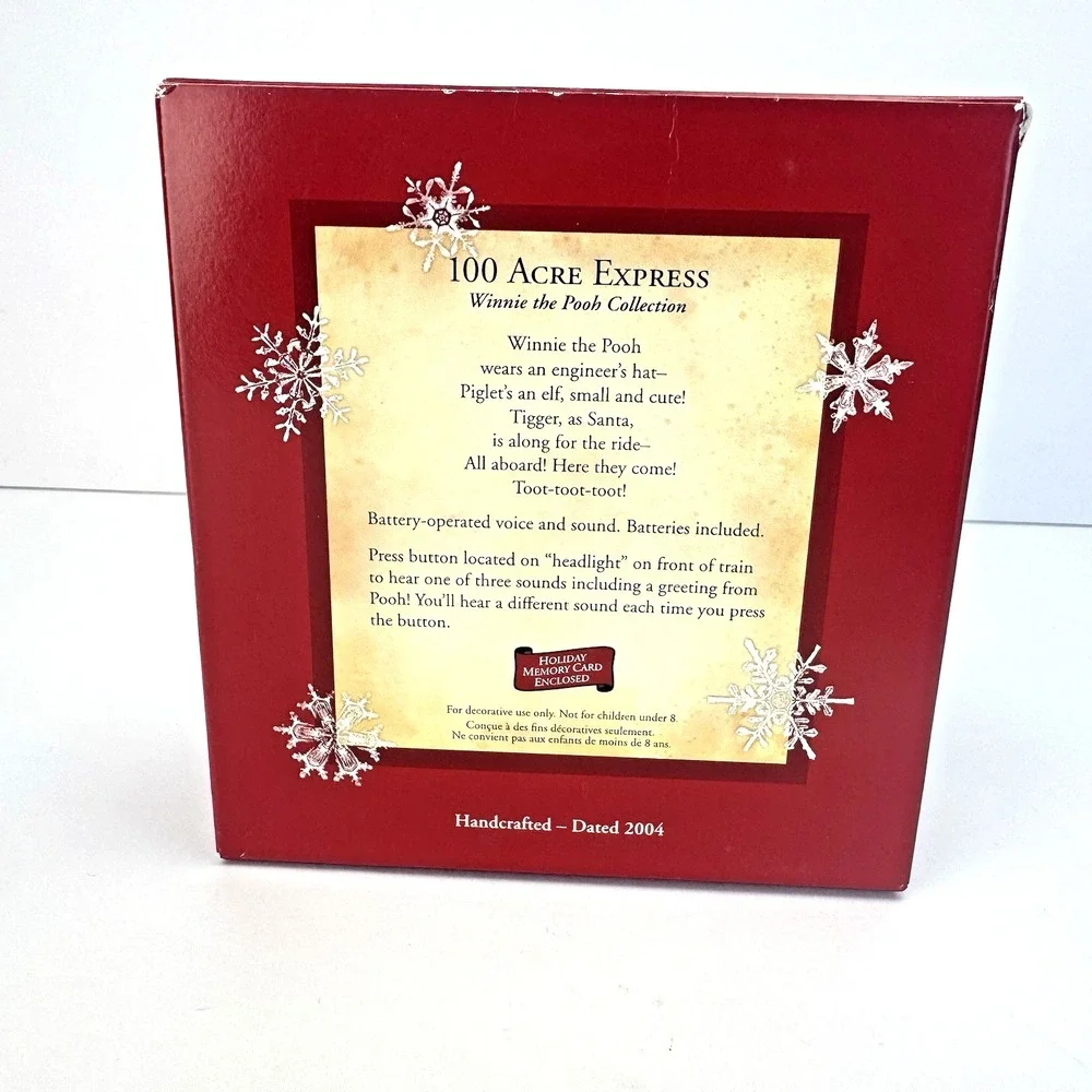 Hallmark Keepsake Ornament Getting Ready For Christmas Winnie the‎ Pooh-2005-NEW